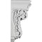 Ekena Millwork 7 7/8"W x 8 3/4"D x 18 1/4"H Scroll Leaf Corbel COR07X08X18SC - alternate 3